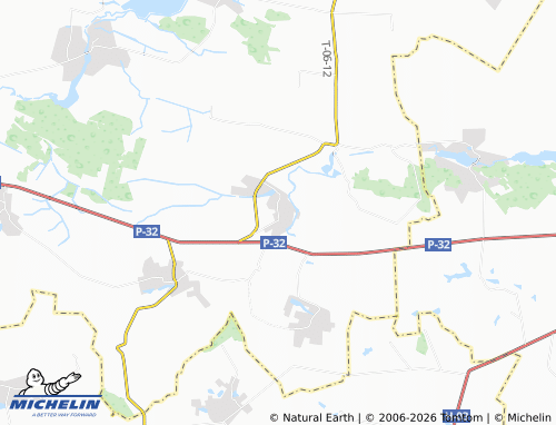 MICHELIN Onatskivtsi map - ViaMichelin