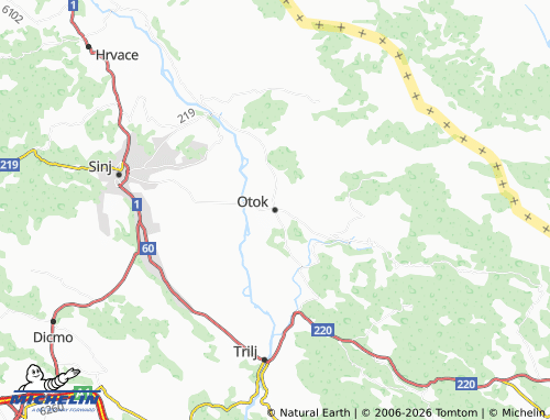 MICHELIN-Landkarte Otok - ViaMichelin