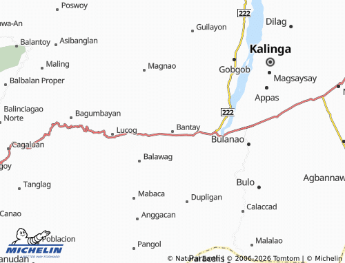 MICHELIN Bantay map - ViaMichelin