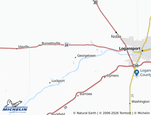 Mappa MICHELIN Georgetown - ViaMichelin