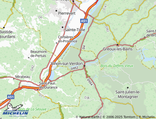 Carte MICHELIN La Clape - ViaMichelin