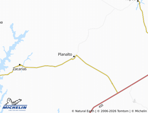 Mapa MICHELIN Planalto - ViaMichelin