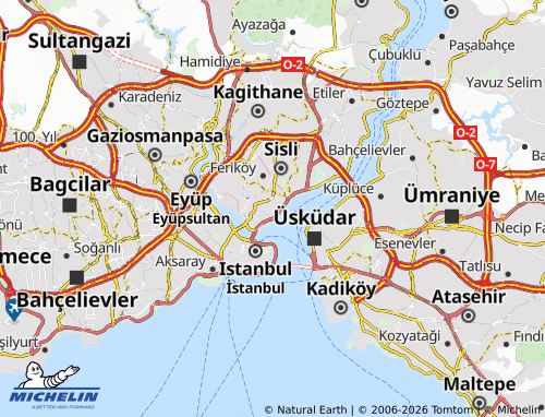 Mapa MICHELIN Cihangir - ViaMichelin