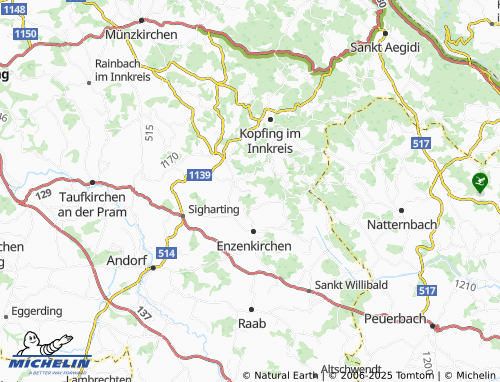 Mapa MICHELIN Goldberg - ViaMichelin
