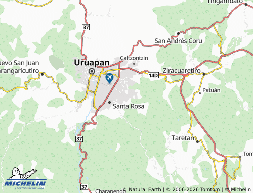 MICHELIN Los Lagos map - ViaMichelin