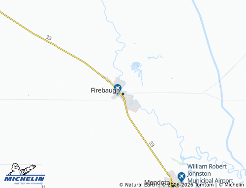 Mappa MICHELIN Firebaugh - ViaMichelin