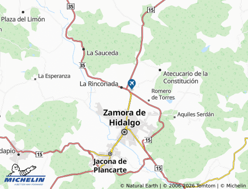 Mapa MICHELIN Cerrito de Los Ortiz - ViaMichelin