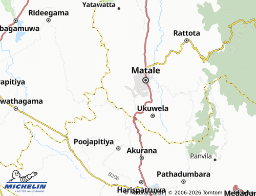 MICHELIN Thenna map - ViaMichelin