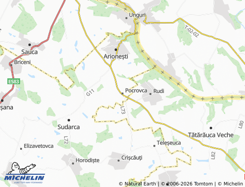 Mappa MICHELIN Pocrovca - ViaMichelin