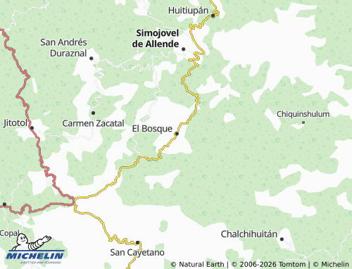 Kaart MICHELIN Centro - ViaMichelin