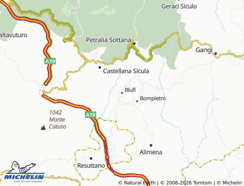MICHELIN Blufi map - ViaMichelin