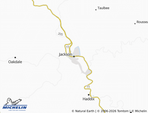 Mapa MICHELIN Jackson - ViaMichelin