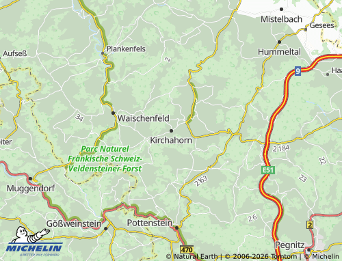 Mappa MICHELIN Kirchahorn - ViaMichelin