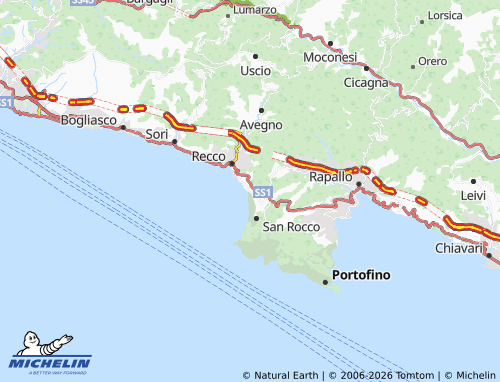 Mapa MICHELIN Camogli - ViaMichelin