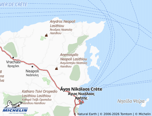 Mappa MICHELIN Kato Pines - ViaMichelin