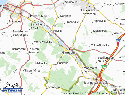 MICHELIN Longroy map - ViaMichelin