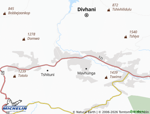 MICHELIN-Landkarte Ha-Rabali Zone 1 - ViaMichelin