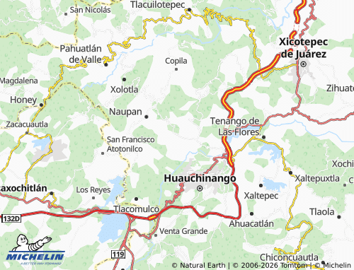 MICHELIN Huilacapixtla map - ViaMichelin