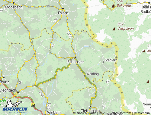 Mappa MICHELIN Schönsee - ViaMichelin
