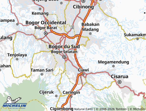Mapa MICHELIN Katulampa - ViaMichelin
