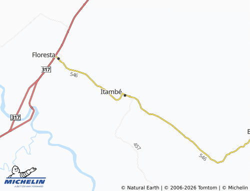 Mappa MICHELIN Itambé - ViaMichelin