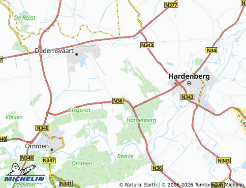 Carte MICHELIN Rheezerveen - ViaMichelin