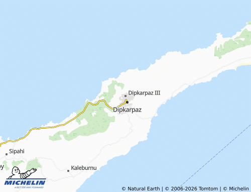Mappa MICHELIN Dipkarpaz III - ViaMichelin