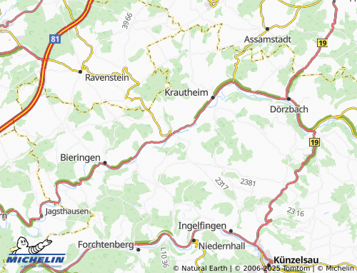 MICHELIN-Landkarte Marlach - ViaMichelin