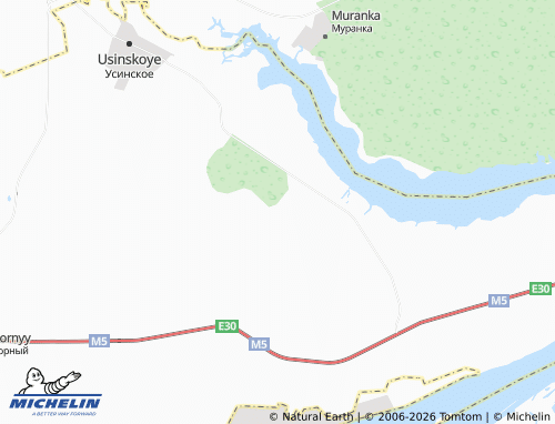 MICHELIN-Landkarte Lesnaya Polyana - ViaMichelin