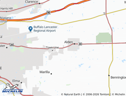 Mapa MICHELIN West Alden - ViaMichelin