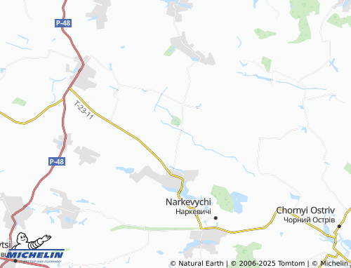 MICHELIN Novolensk map - ViaMichelin