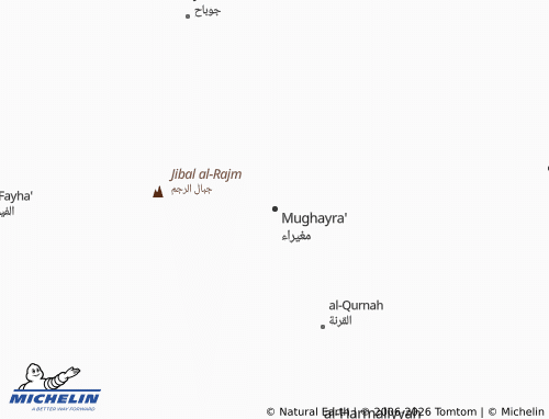 MICHELIN-Landkarte Mughayra' - ViaMichelin
