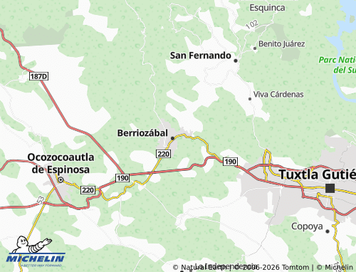 Mapa MICHELIN San Miguel - ViaMichelin
