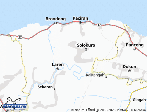 MICHELIN Tebluru map - ViaMichelin