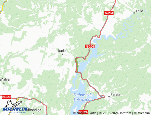 MICHELIN Durón map - ViaMichelin