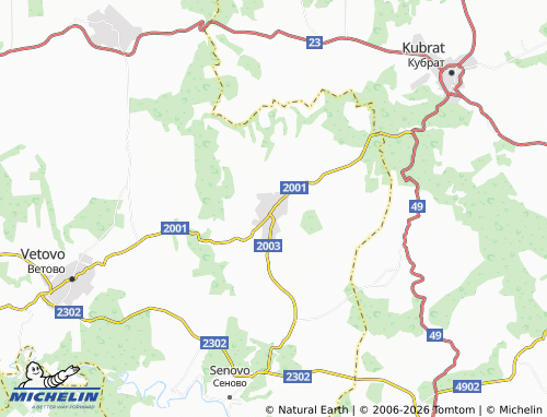 Mapa MICHELIN Glodzhevo - ViaMichelin