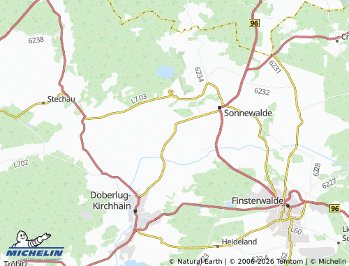 MICHELIN Schönewalde map - ViaMichelin