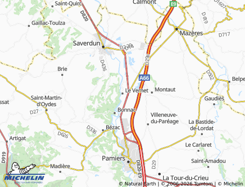 Mappa MICHELIN Le Vernet - ViaMichelin