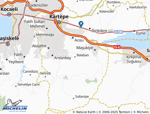MICHELIN Balaban map - ViaMichelin