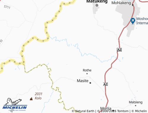 Kaart MICHELIN Mahuu Ha Mohapi - ViaMichelin