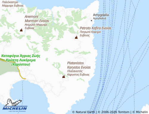 MICHELIN Antias map - ViaMichelin