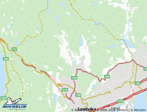 Carte MICHELIN Muserud - ViaMichelin