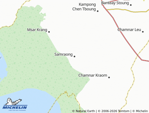 Carte MICHELIN Samraong - ViaMichelin