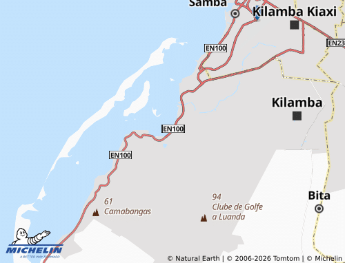 MICHELIN Chinguar map - ViaMichelin