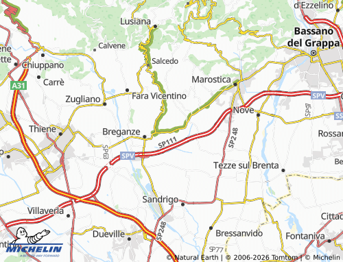 Kaart MICHELIN Turra - ViaMichelin