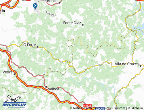 MICHELIN Bendaña (Santa María) map - ViaMichelin