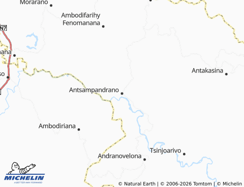 Mappa MICHELIN Antsampandrano - ViaMichelin