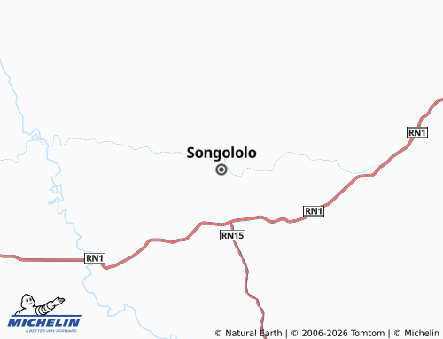 Mapa MICHELIN Songololo - ViaMichelin
