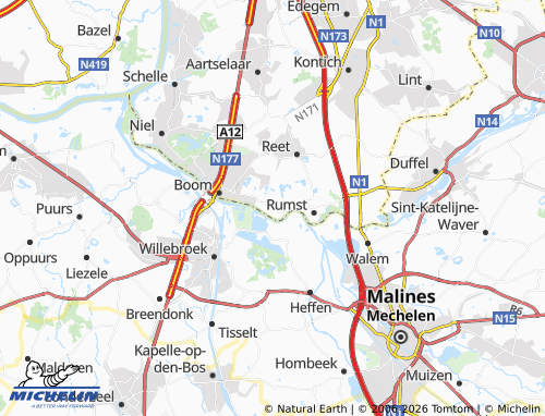 Mappa MICHELIN Terhagen - ViaMichelin