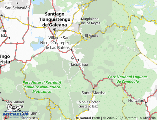 Mapa MICHELIN Tlacuitlapa - ViaMichelin